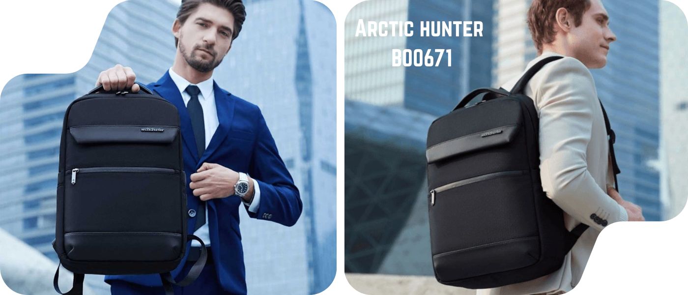 کوله پشتی آرکتیک هانتر مدل Arctic hunter B00671 مناسب لپ تاپ 15.6 اینچی